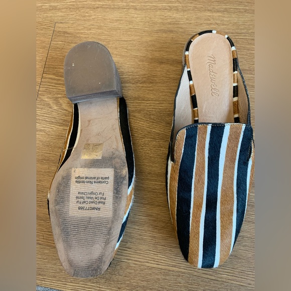 Madewell Willa loafer striped mule - Picture 4 of 5